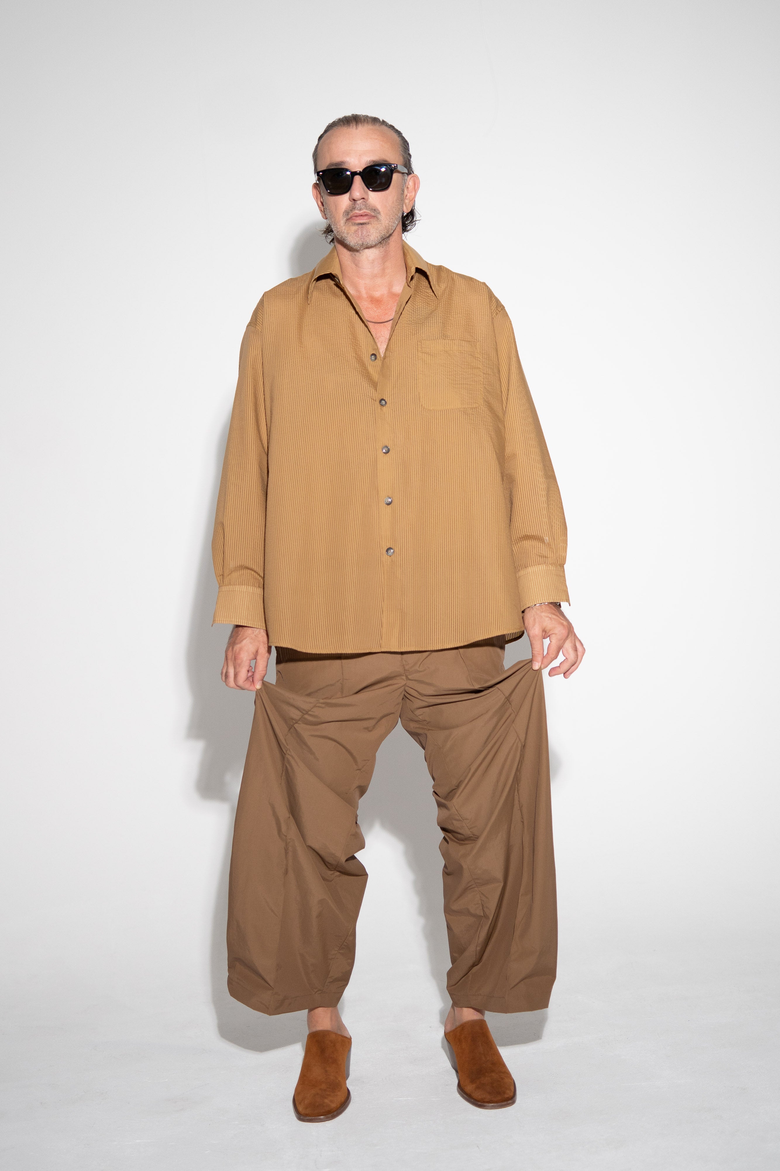 Trousers Echo - tobacco - men