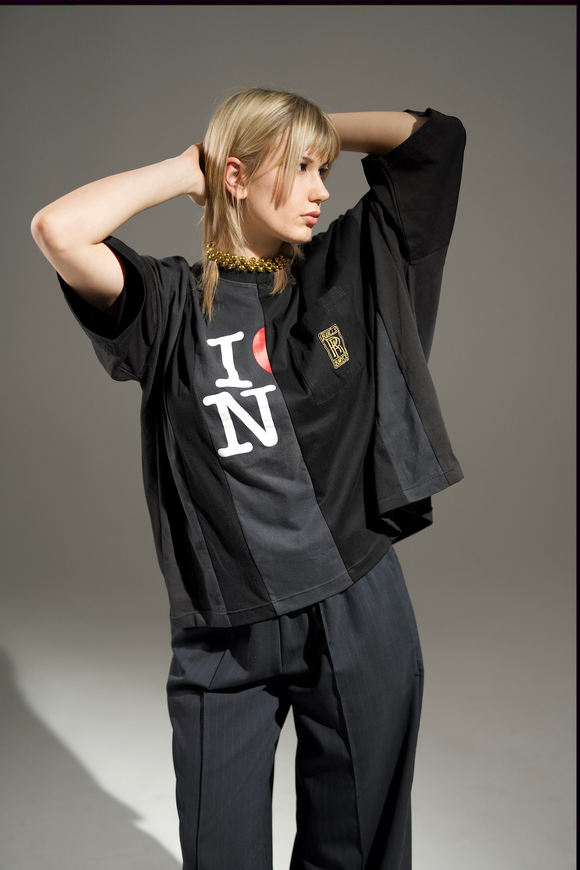 Thiodem Sliced T-Shirt – BLACK Edition I <3 NY Rolls Royce