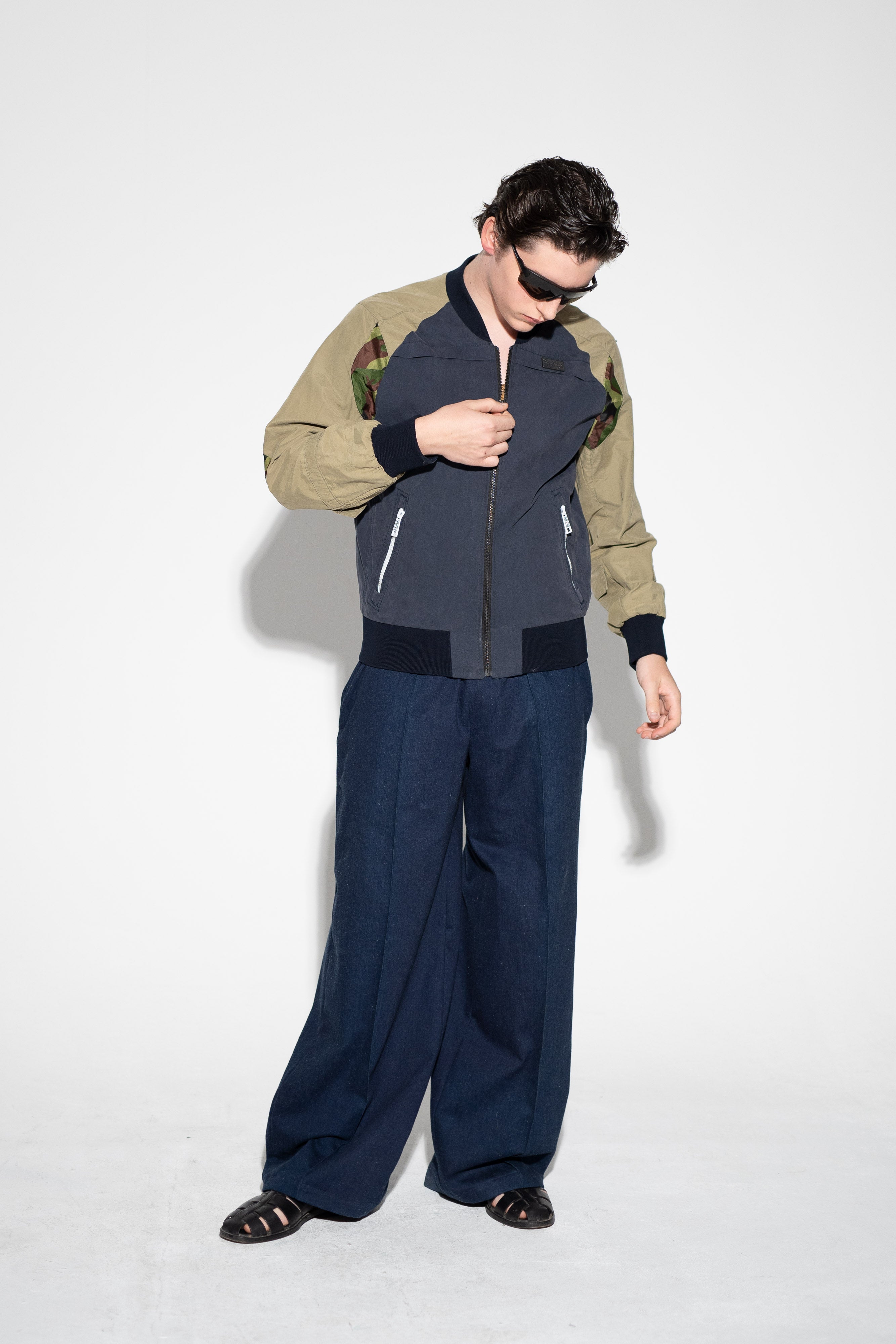 Romeo Bomber Jacket – Camouflage Khaki Tech