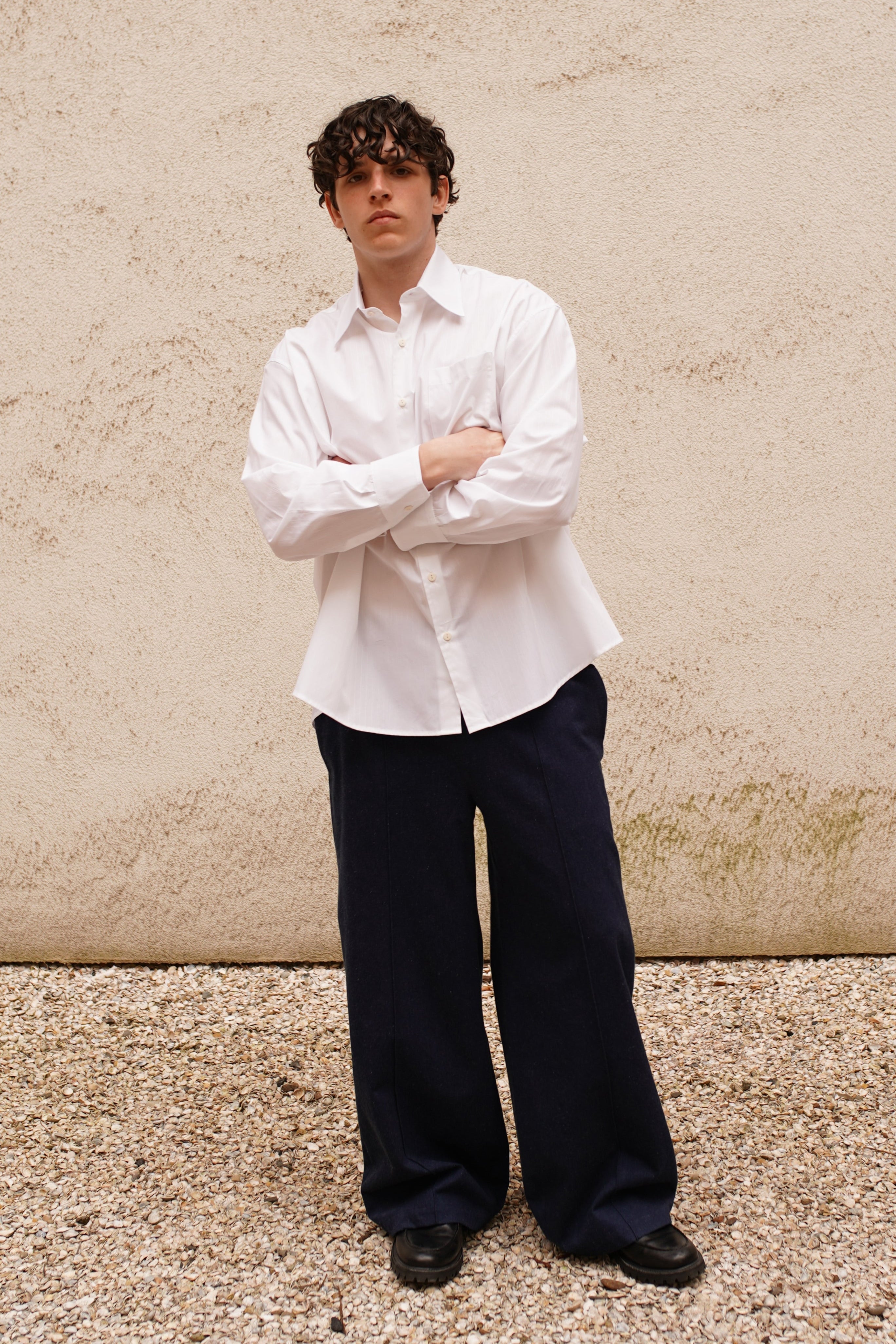 Trousers Echo - cosmic blue denim