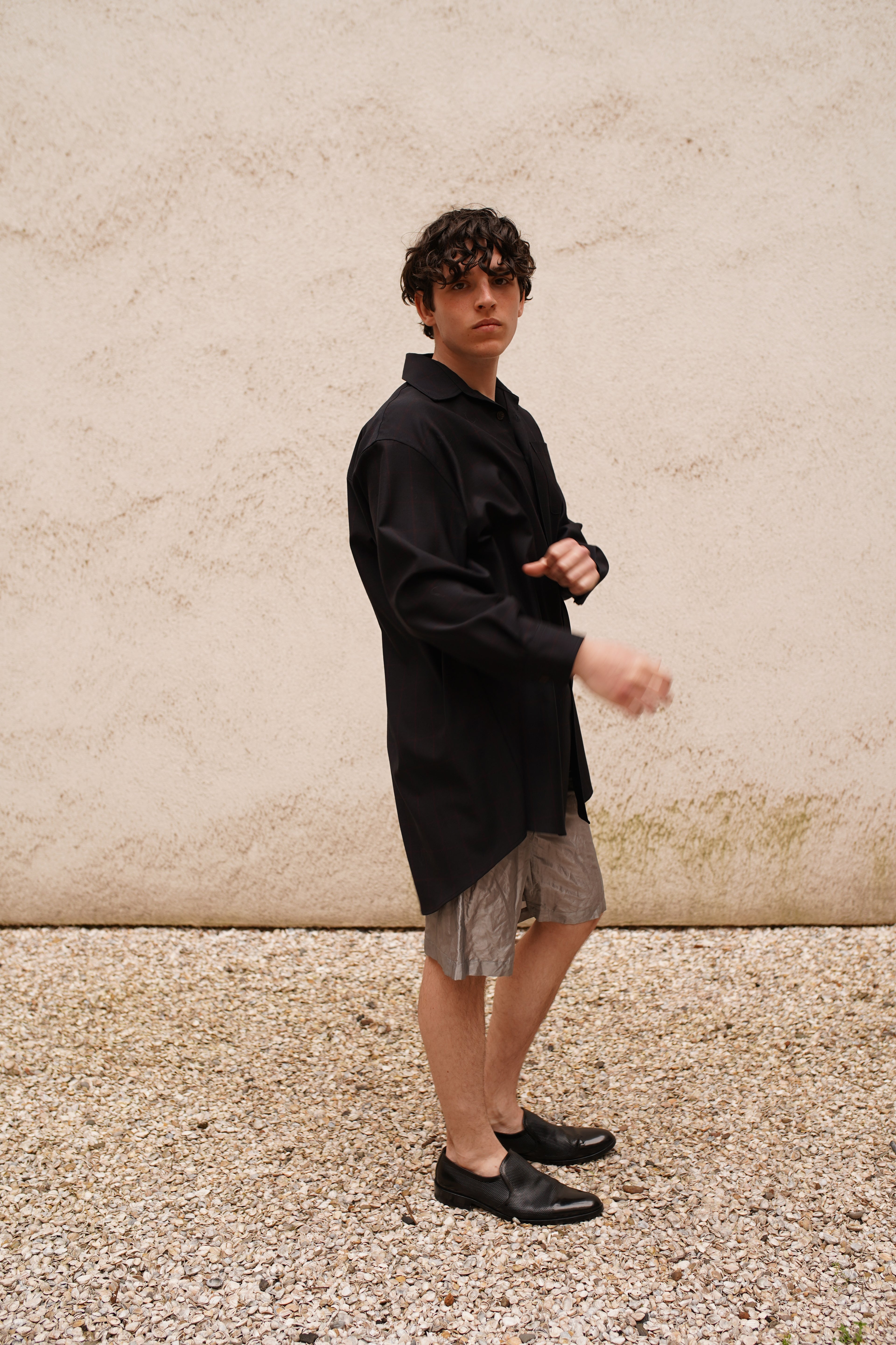 Echo Shorts - Metallic Silver