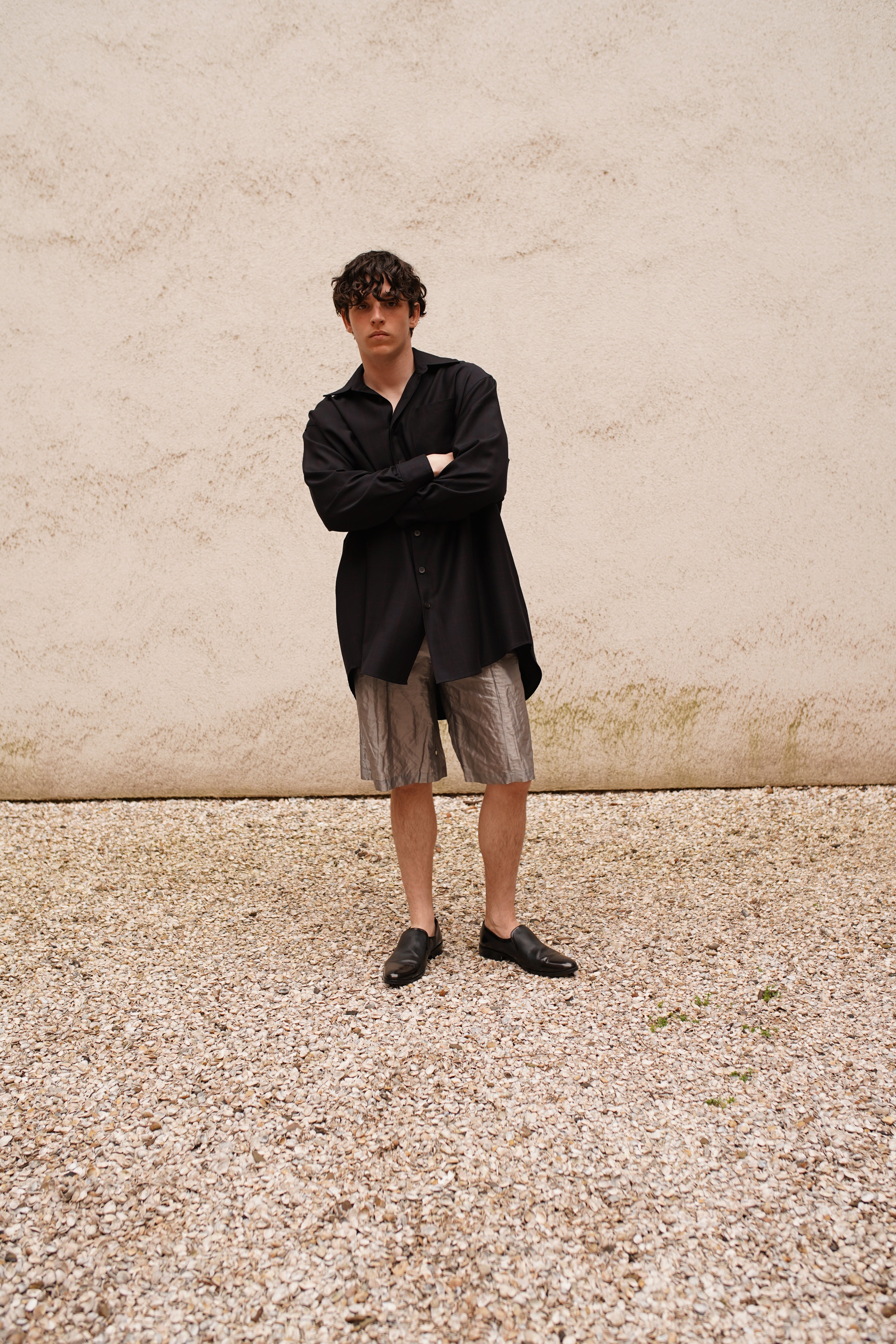 Echo Shorts - Metallic Silver