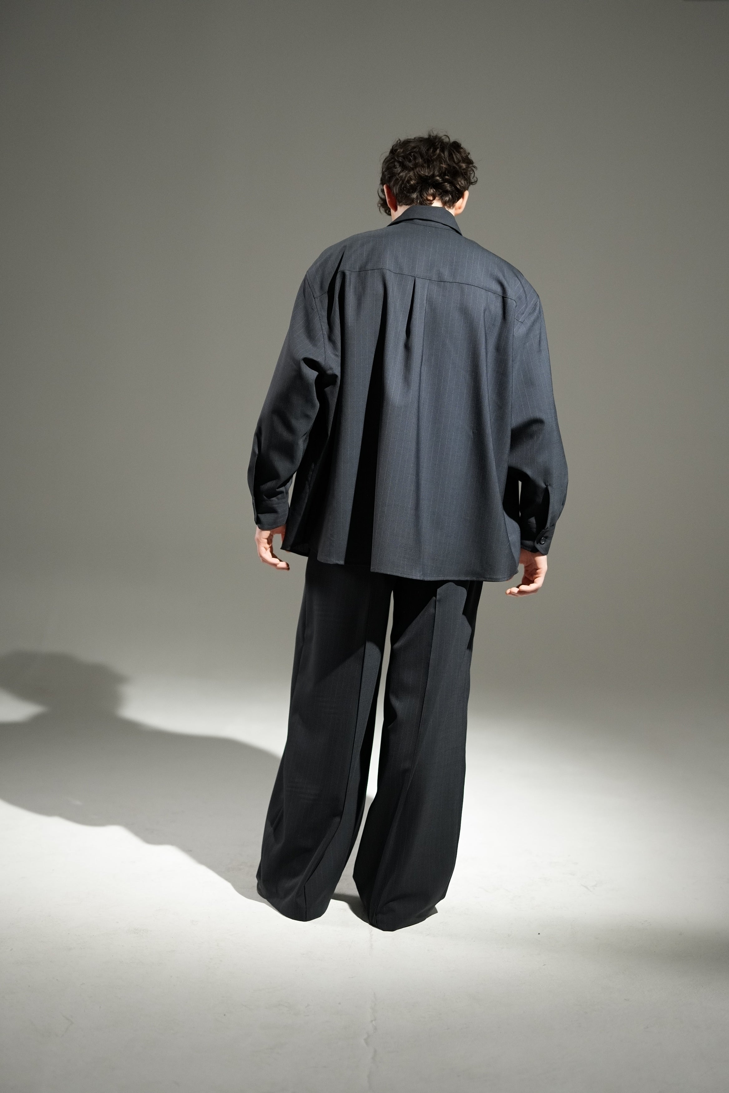 Trousers Echo - Classy Pinstripe - Midnight Blue