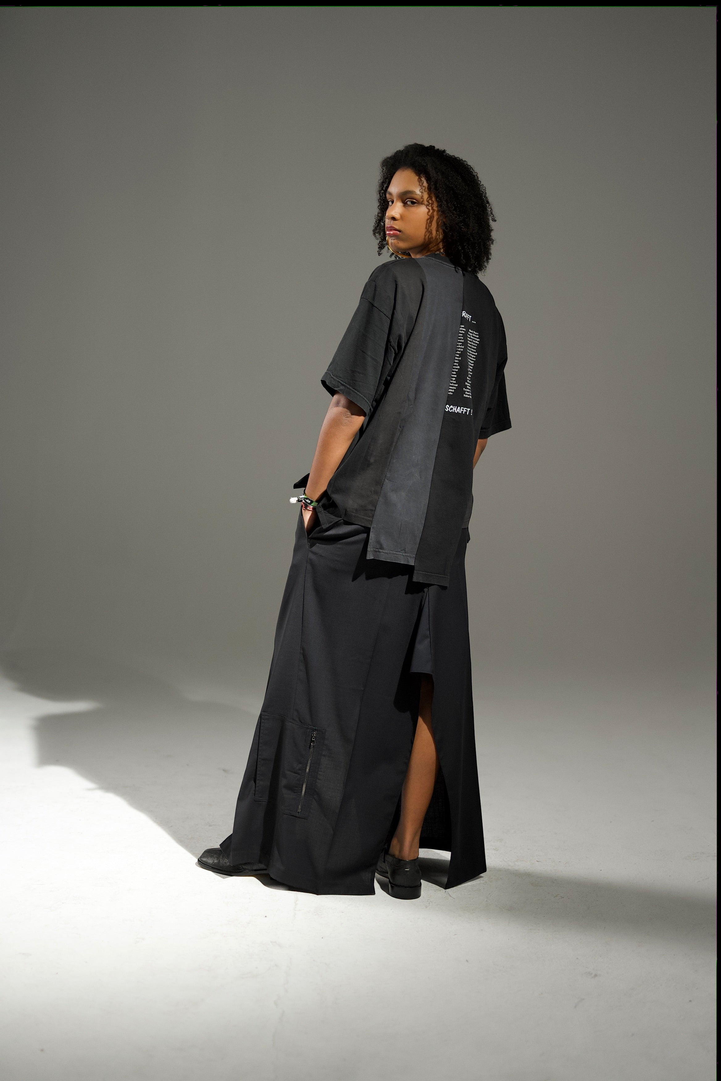 Thiodem Upcycled T-Shirt – BLACK Edition Abi1999 iLoveNY