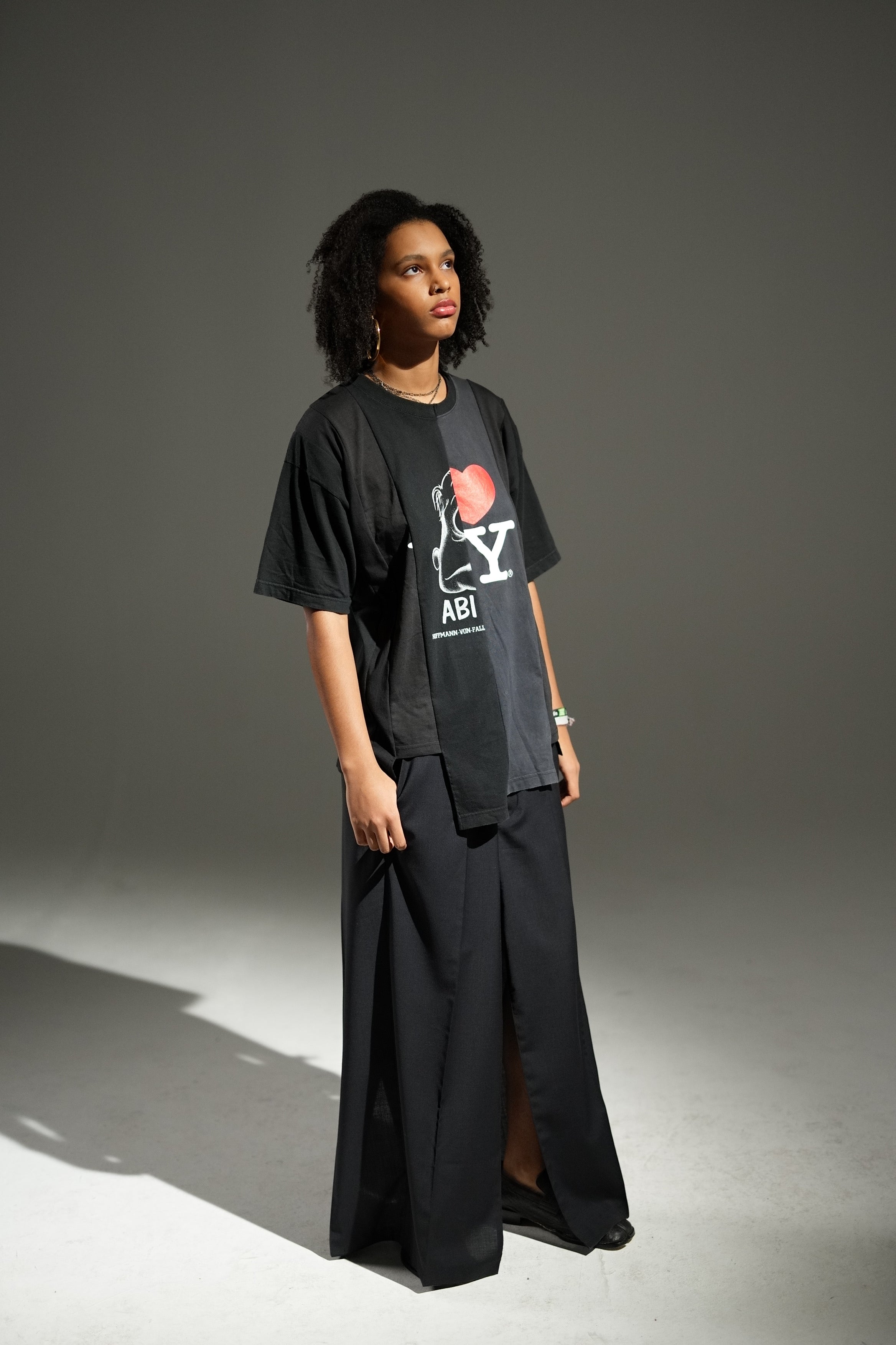 Thiodem Upcycled T-Shirt – BLACK Edition Abi1999 iLoveNY