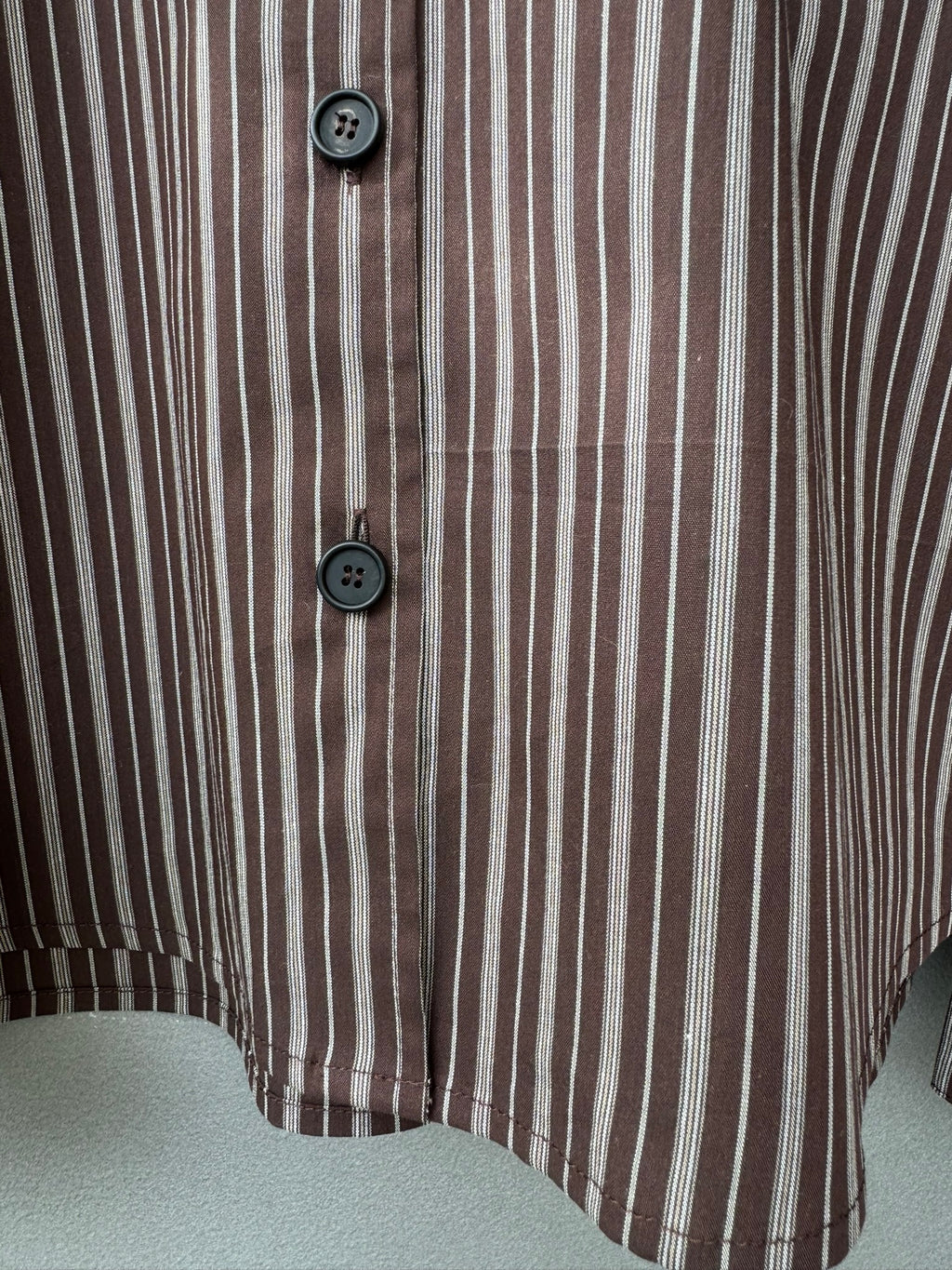 Amore Blouse - brown striped