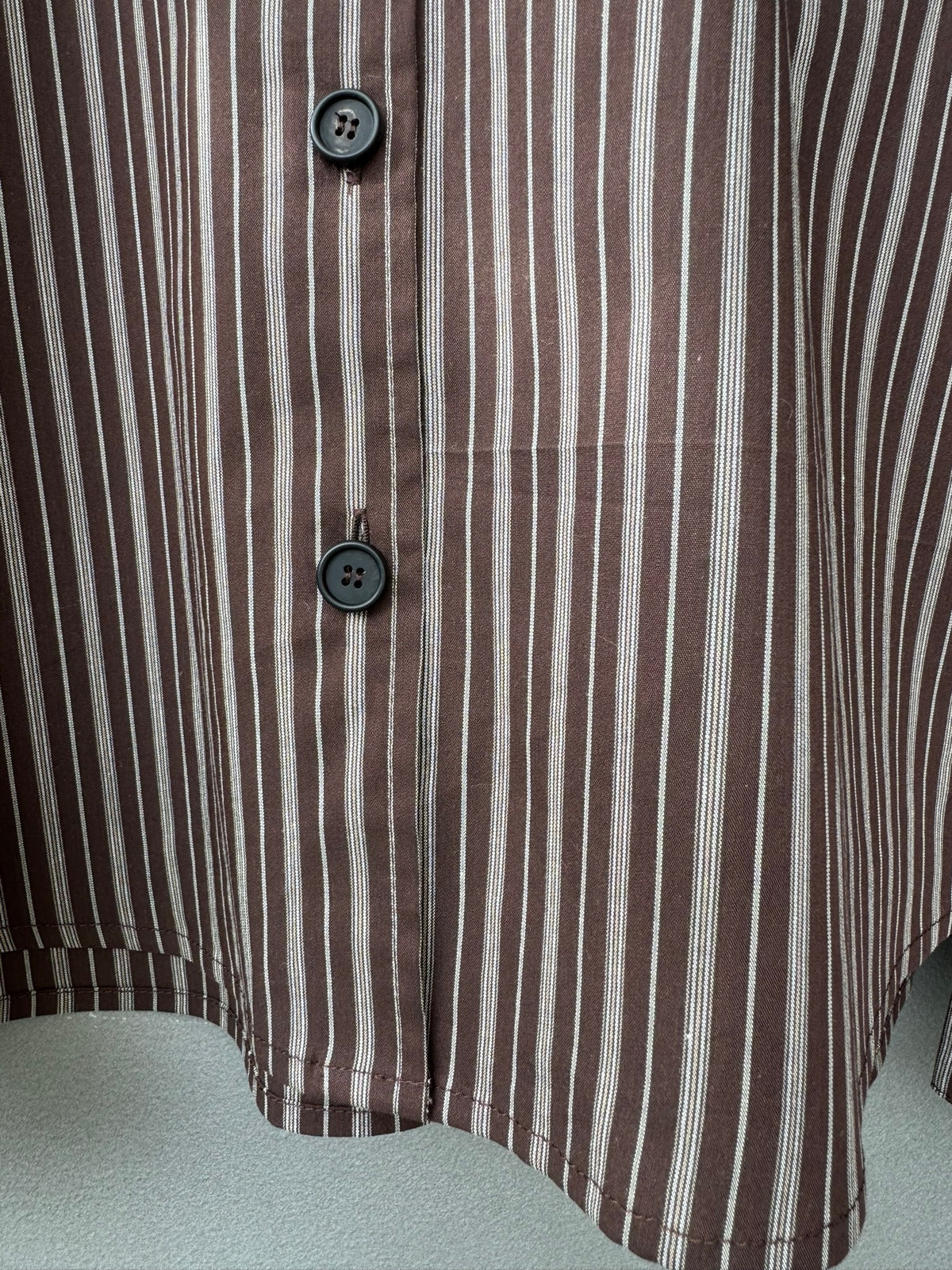 Amore Blouse - brown striped