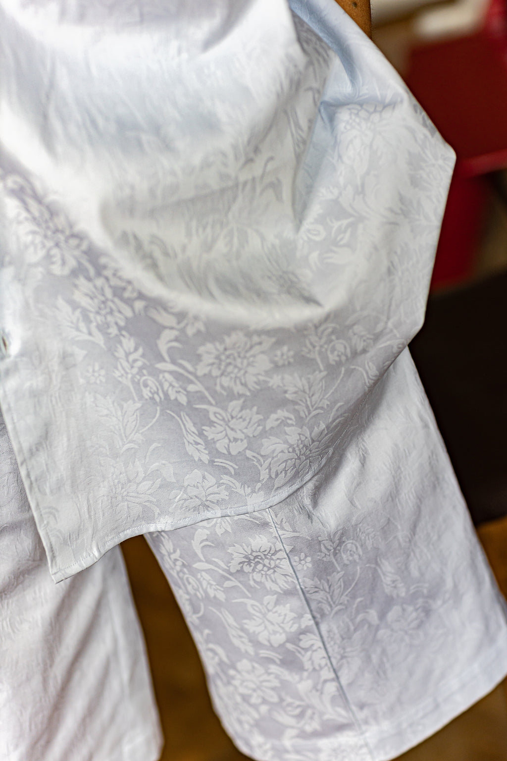 Echo Shorts - White Jacquard
