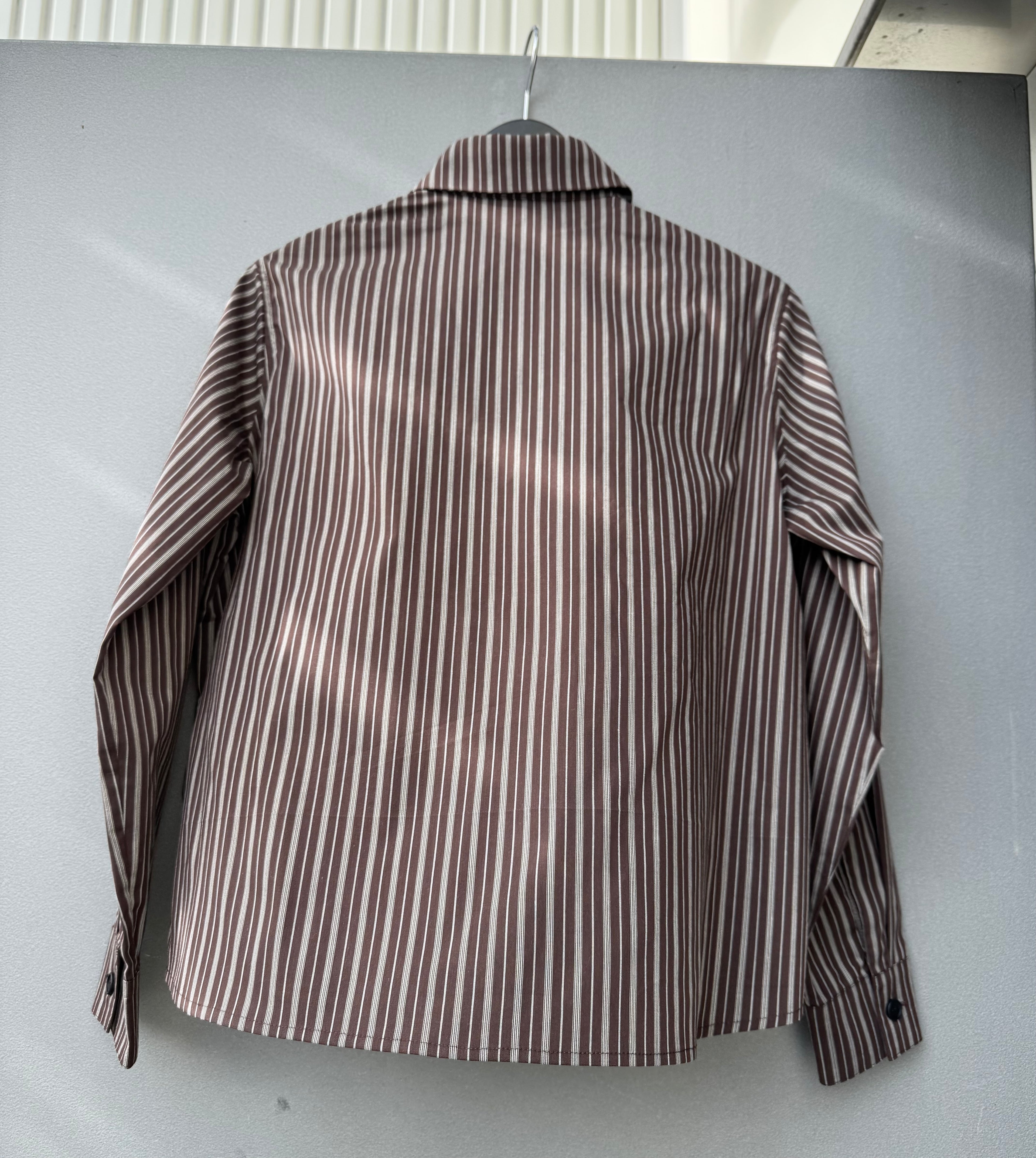 Amore Blouse - brown striped