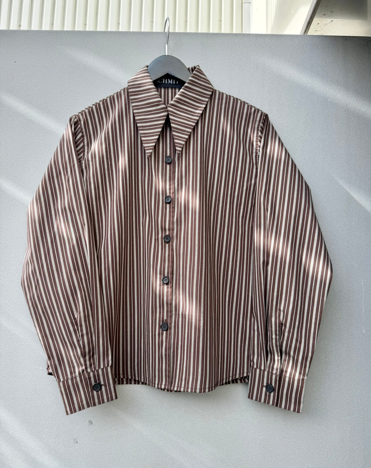 Amore Blouse - brown striped