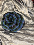 Mega Scrunchie - GUCCI Tartan blue white