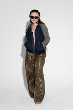 Juliet Bomber Jacket – Cargo Sleeves Cosmic Denim