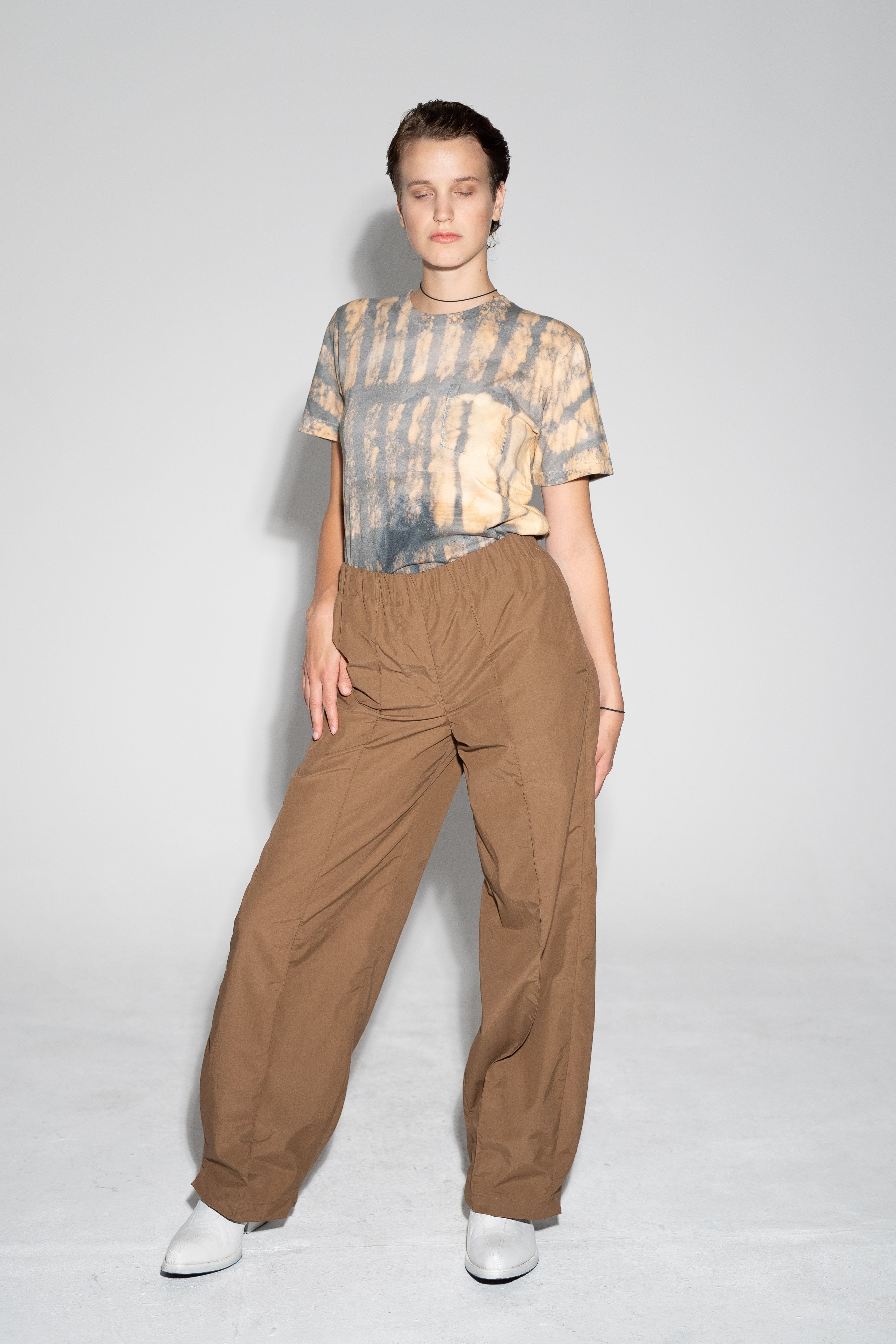 Trousers Echo - tobacco - women