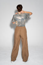Trousers Echo - tobacco - women