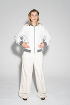 Juliet Bomber Jacket – White Trenchy Smiley