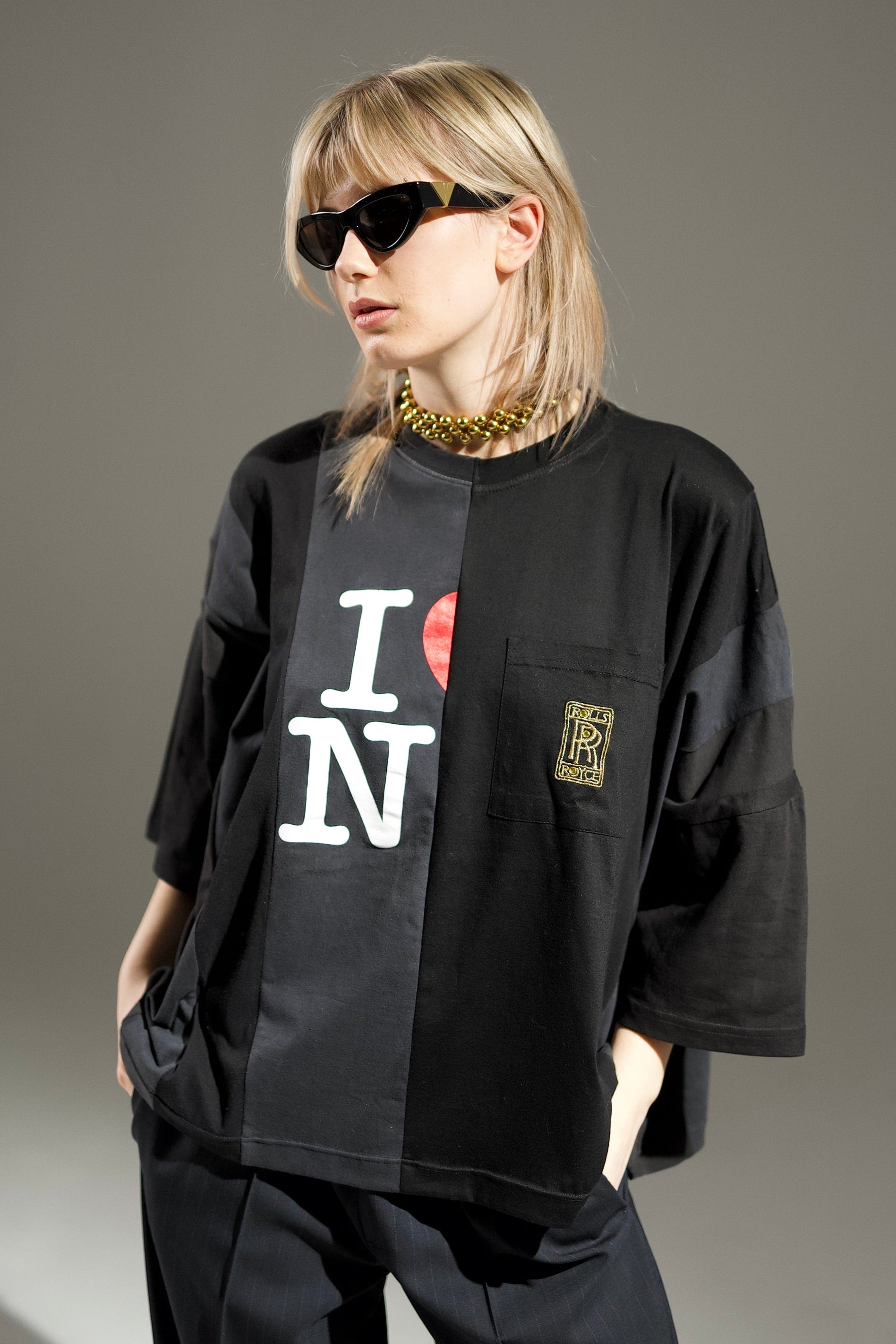 Thiodem Sliced T-Shirt – BLACK Edition I <3 NY Rolls Royce