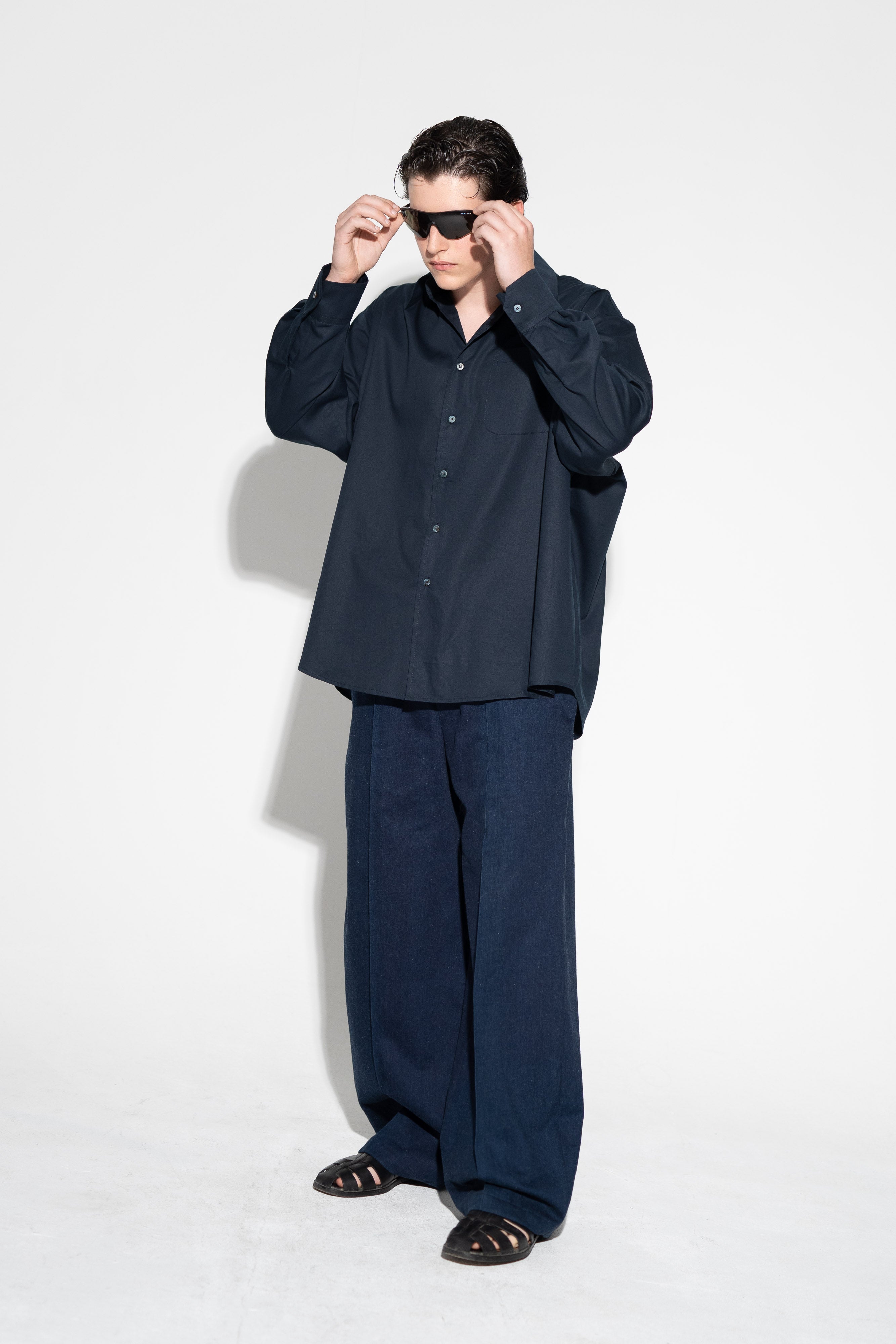 Trousers Echo - cosmic blue denim