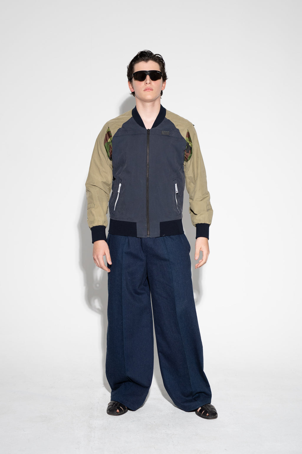 Romeo Bomber Jacket – Camouflage Khaki Tech