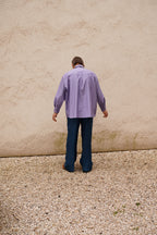 Narcissus Shirt - lilac taft silk