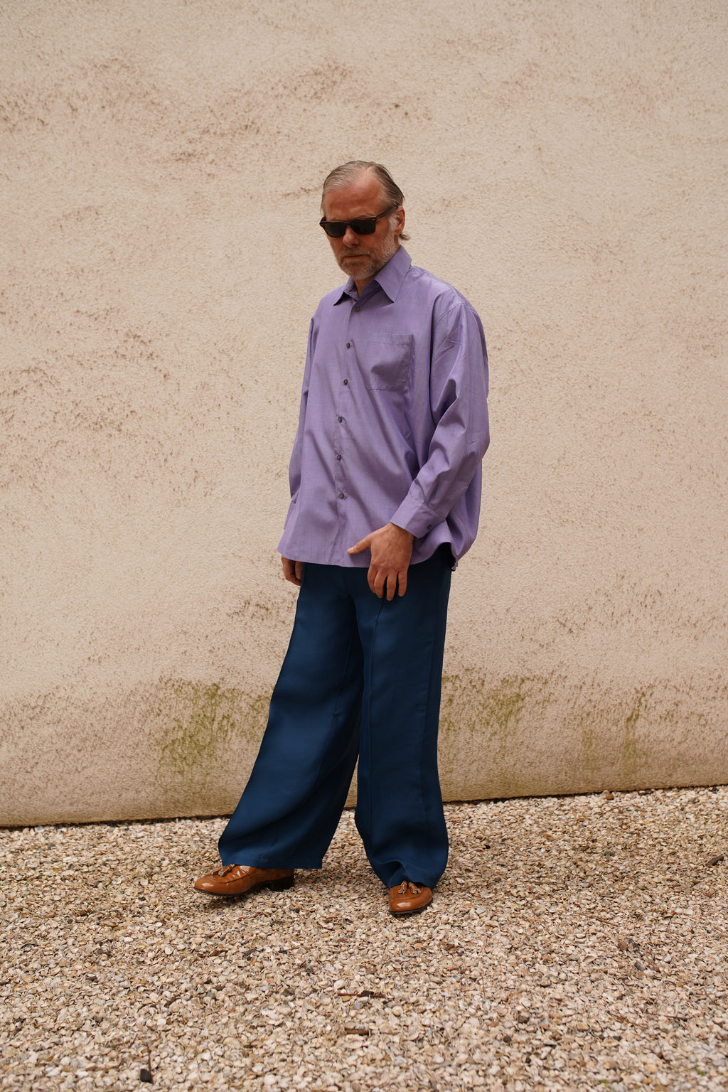 Echo Trousers - Côte d'Azure - Organza Silk