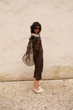 Selene Simple Slipdress - Mocca Silk