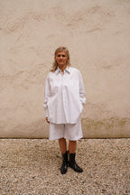 Narcissus Shirt - White Jacquard