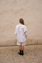 Narcissus Shirt - White Jacquard