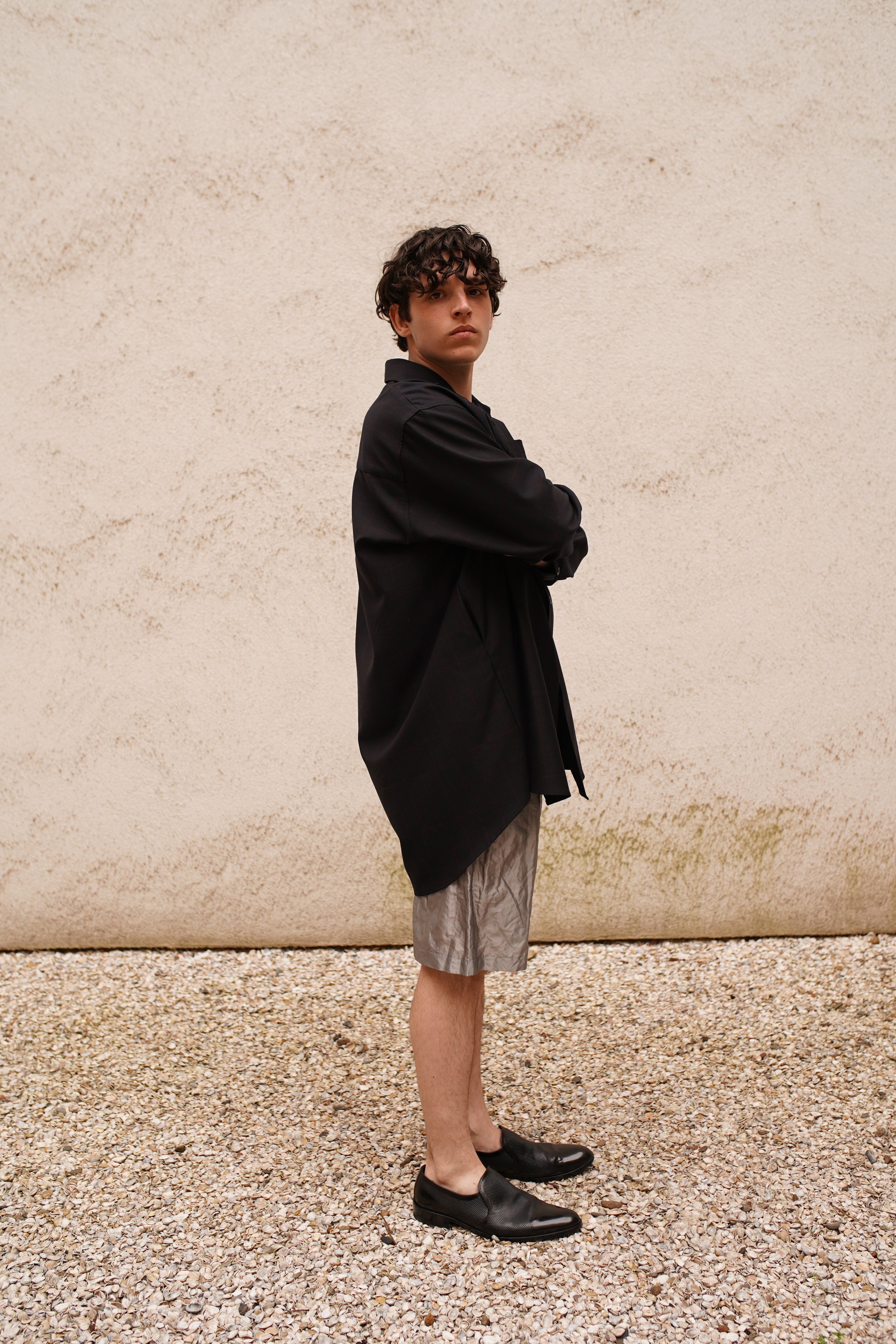 Echo Shorts - Metallic Silver