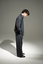 Trousers Echo - Classy Pinstripe - Midnight Blue